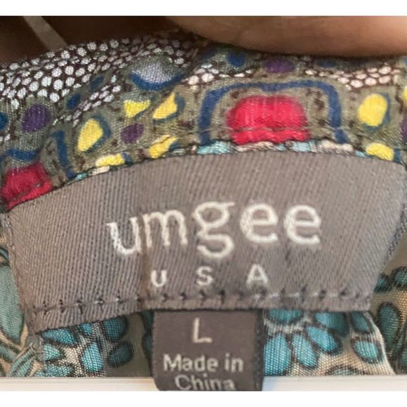 Umgee Women's Top Long Sleeve Cold Shoulder L - Picture 2 of 6